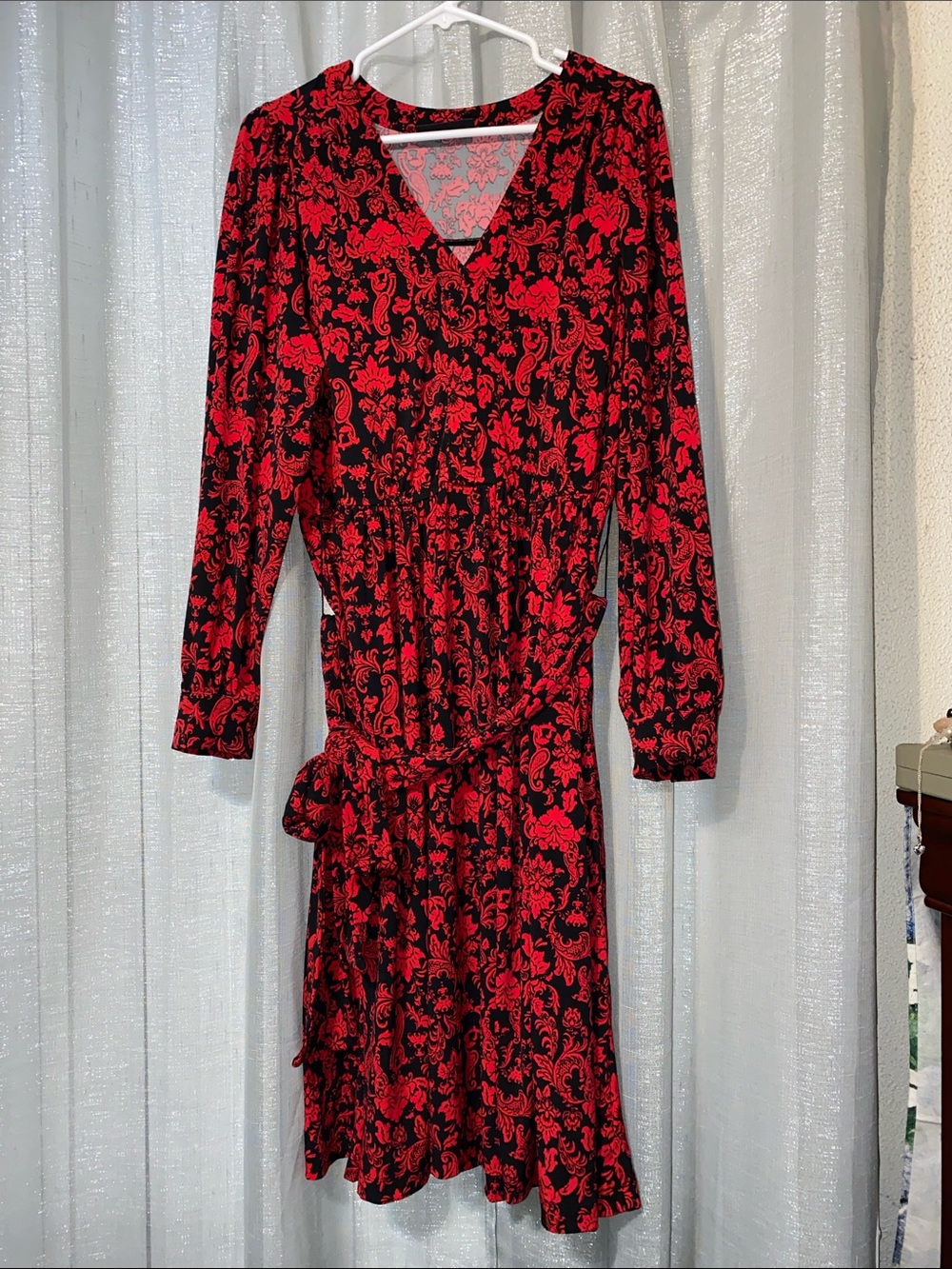 Lane Bryant floral print wrap dress